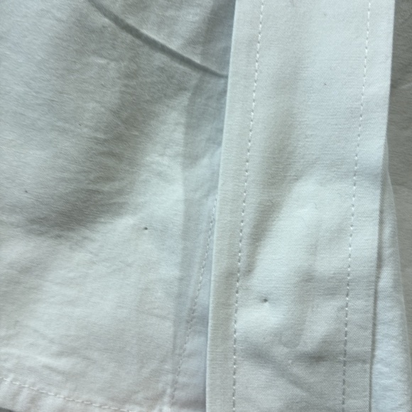 IZOD Cotton White Pocket Long Sleeve Button Down Shirt sz 4XLT - Picture 8 of 11